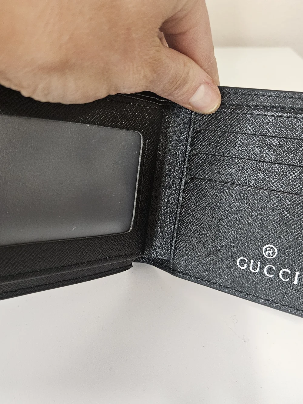 Black Kingsnake Canvas Bi-Fold Wallet